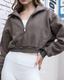 ISLAOUT062 Half zip fleece pullover