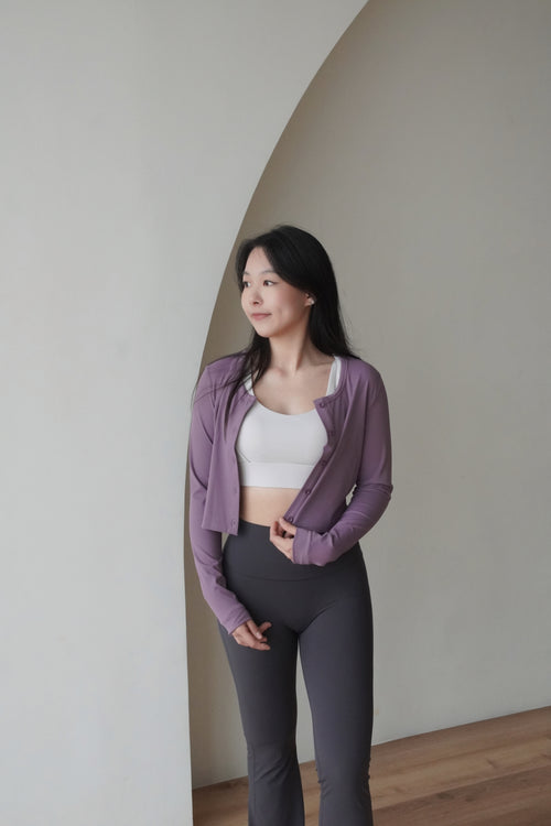 ISLAOUT023 磨綿高彈運動外出兩穿外套(3色)