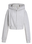 ISLAOUT075 Ribbed Hem Cropped Hoodie Jacket(ISLAHOLA獨家款式及版型)