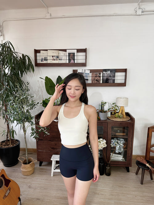 ISLASP006 Freesize Shirring 2 parts pant (3色)