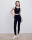 ISLAB059 Ultra soft cotton cutout bra top(固定胸墊)