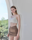 ISLAB050 Halter neck short bra top (配送下水運動兩用乳膠胸墊)