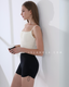 ISLASP007 High waist shirring 2 parts pant (3色)