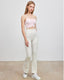 ISLAB042 Front V Shirring bra top