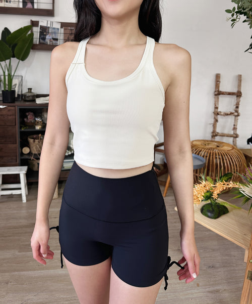 ISLASP006 Freesize Shirring 2 parts pant (3色)