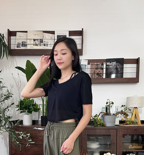 ISLAOUT002 Cotton light short sleeve outer (Forest green)