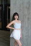ISLAB048 Marshmallow thin strap bra top (8色)