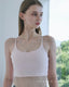 ISLAB048 Marshmallow thin strap bra top (8色)