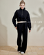 ISLAOUT062 Half zip fleece pullover