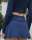 ISLASK010 Slit A- line skirt (2 colours)