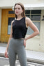 ISLACB030 Cross side crop top (固定胸墊)