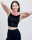 ISLAB059 Ultra soft cotton cutout bra top(固定胸墊)