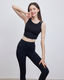 ISLAB059 Ultra soft cotton cutout bra top(固定胸墊)