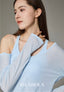 ISLAB072 Knit Layered Bra Top Set (Outer + Bra Tank)
