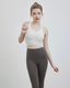 ISLAB047 Mint cooling front cross thick strap bra top