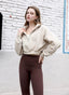ISLAOUT062 Half zip fleece pullover