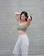 ISLAB050 Halter neck short bra top (配送下水運動兩用乳膠胸墊)