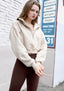 ISLAOUT062 Half zip fleece pullover