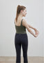 ISLAB017 Double thin strap long bra top(固定胸墊)