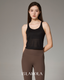 ISLAB072 Knit Layered Bra Top Set (Outer + Bra Tank)