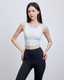 ISLAB059 Ultra soft cotton cutout bra top(固定胸墊)
