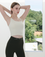 ISLAB017 Double thin strap long bra top(固定胸墊)