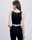 ISLAB059 Ultra soft cotton cutout bra top(固定胸墊)