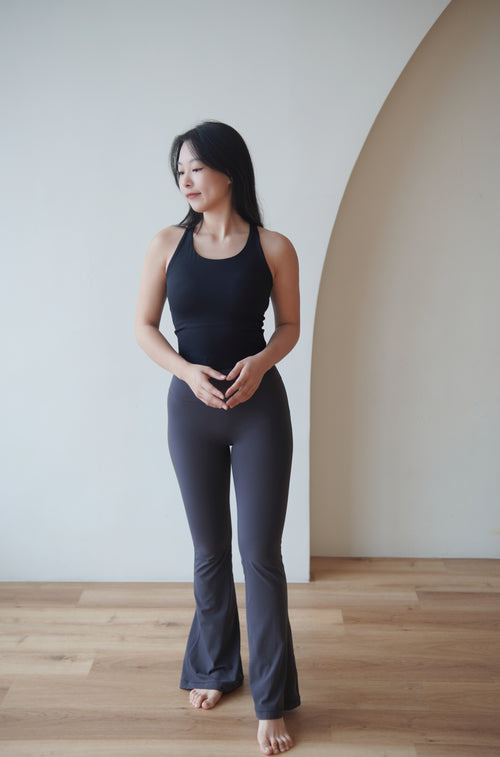 ISLAB025 Cross back long bra top ( 2 colors)