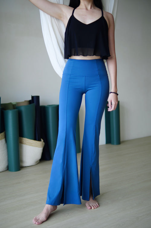 ISLABC001 Slit bootcut pant (4色)(偏長版型)