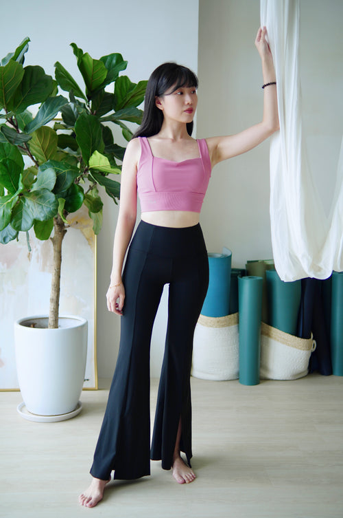 ISLABC001 Slit bootcut pant (4色)(偏長版型)