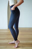 ISLAL008 High elasticity side pocket leggings(裸感版) (3 colors)