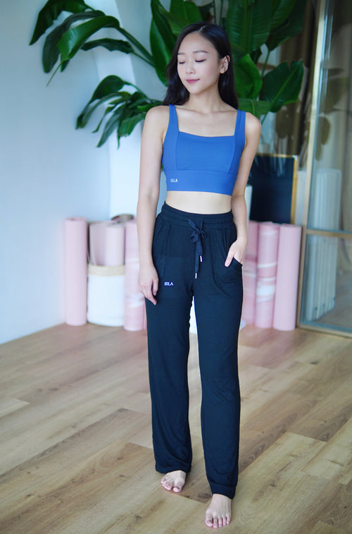 ISLABP007 Cotton soft slim wide leg pant -修長版型(2colors)