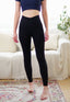 ISLAL002 High elasticity cross v comfy leggings (5 colours)