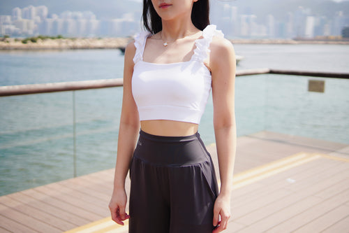 ISLABP002 High waisted banding pant (Deep grey)