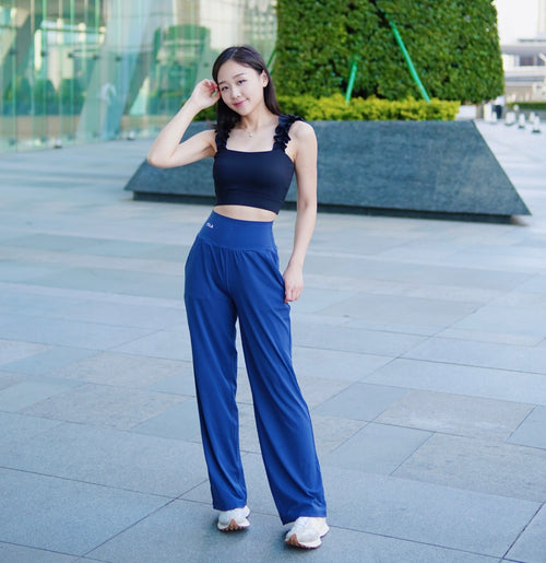 ISLABP002 High waisted banding pant (Deep grey)