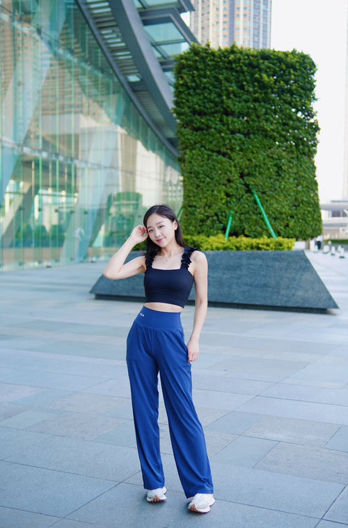 ISLABP002 High waisted banding pant (Deep grey)