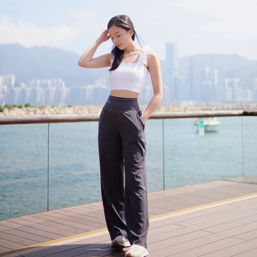 ISLABP002 High waisted banding pant (Deep grey)