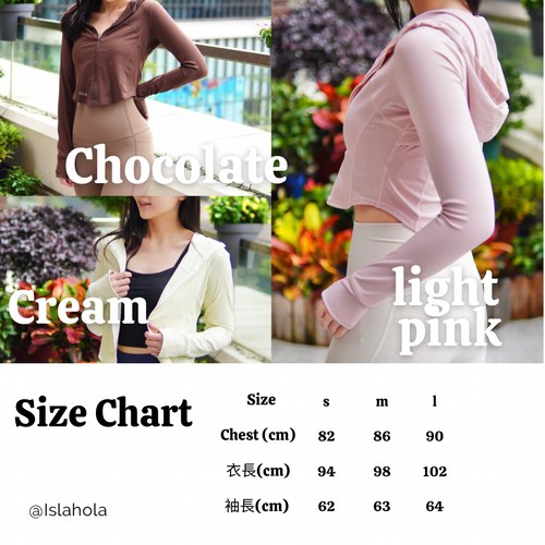 ISLAOUT009 Slim cut short zip up jacket (4 color)