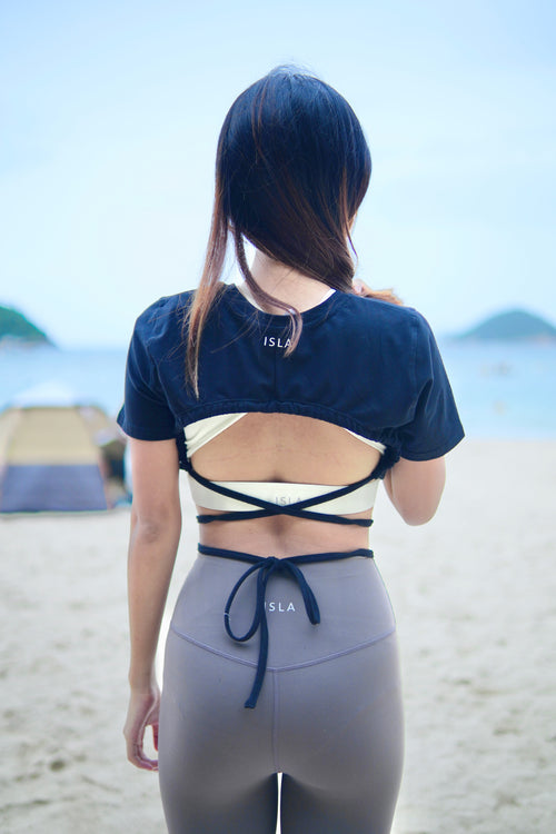 ISLAOUT004 Cross short outer (White)