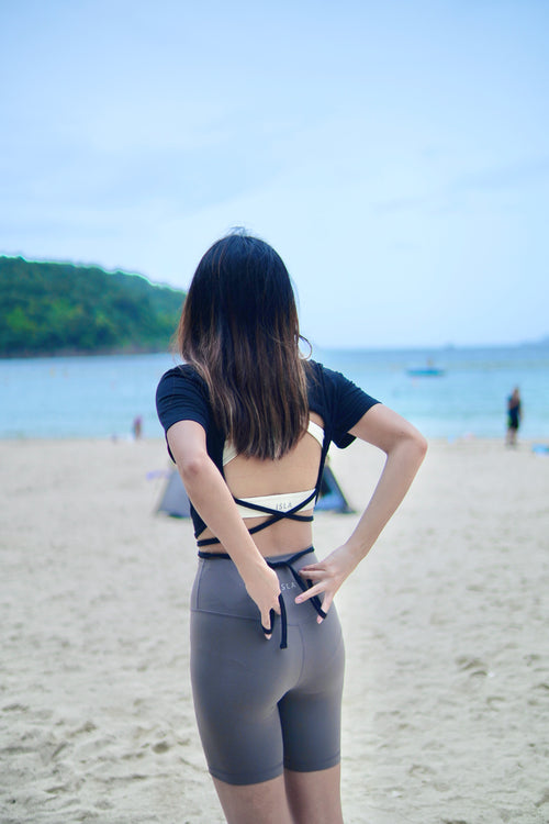 ISLAOUT004 Cross short outer (White)