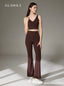 ISLABC008 High waisted cross back slit bootcut pants (ISLAHOLA 獨家面料及版型)