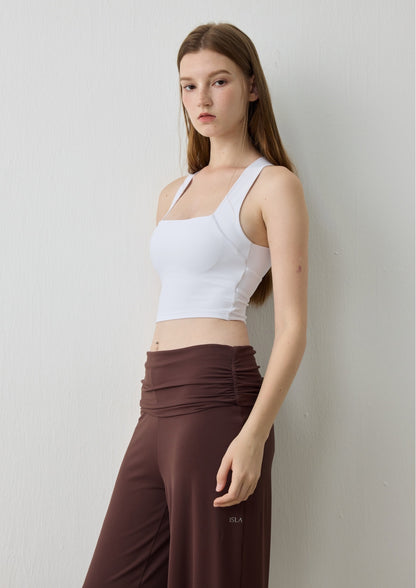 ISLAB055 Twist back square neck bra top (ISLAHOLA Exclusive)