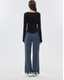 ISLAOUT072 Airy Hood Button Long Sleeve Outer