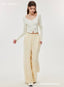 ISLAOUT074 Button Scoop Neck Long Sleeve Outer（ISLAHOLA獨家款式及版型）