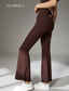 ISLABC008 High waisted cross back slit bootcut pants (ISLAHOLA 獨家面料及版型)