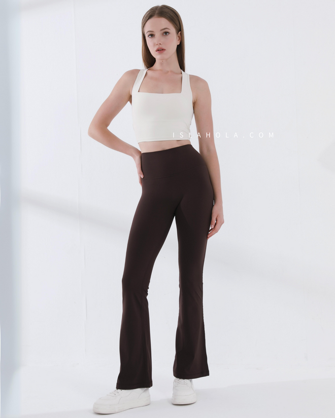 ISLABC003 high elasticity Freesize bootcut pant （4 colours)