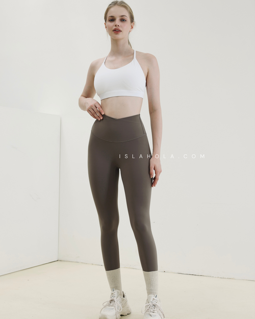 ISLAL002 High elasticity cross v comfy leggings (5 colours)