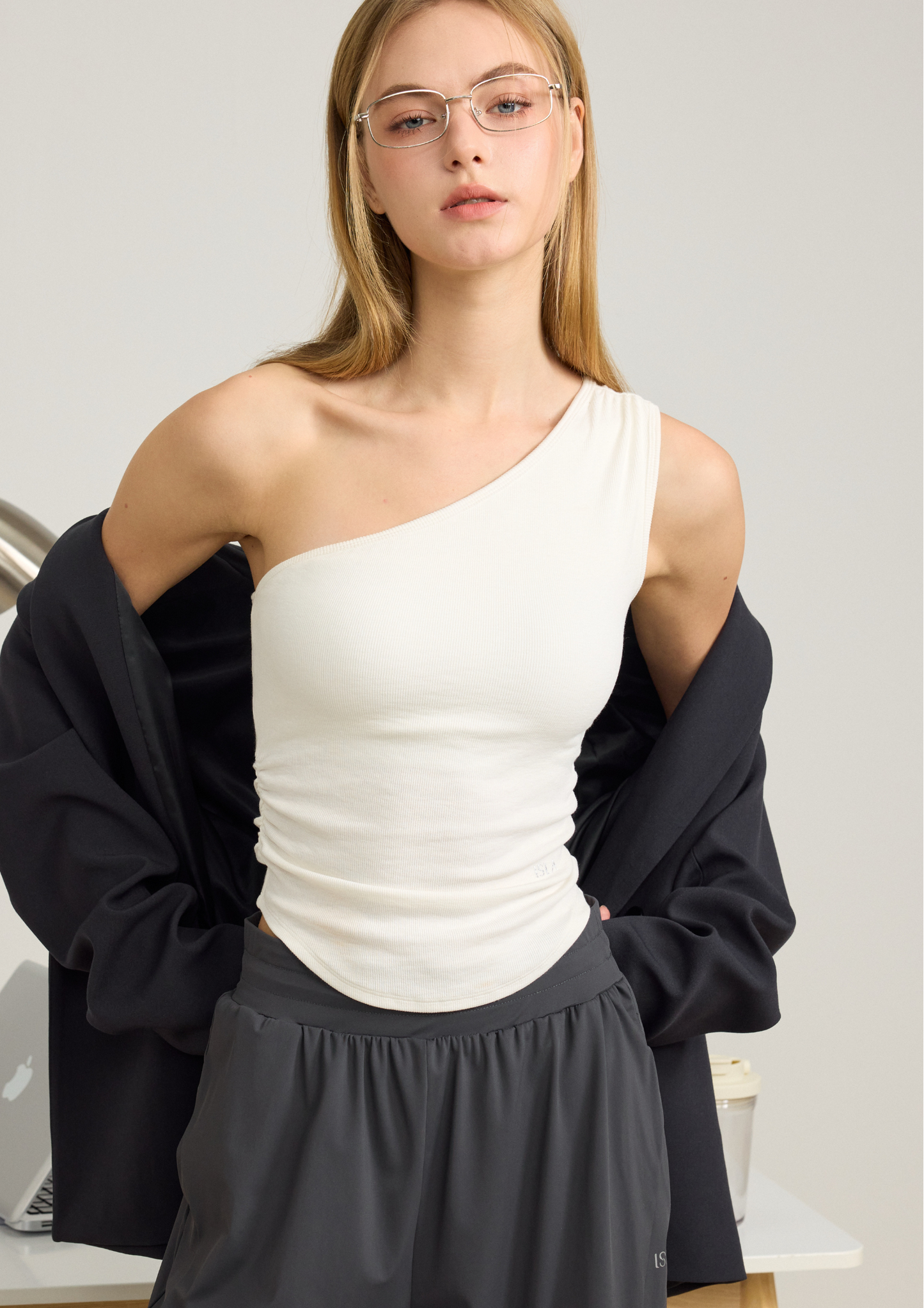 ISLAB074 Sculpt One-Shoulder Bra Top (ISLAHOLA Exclusive)