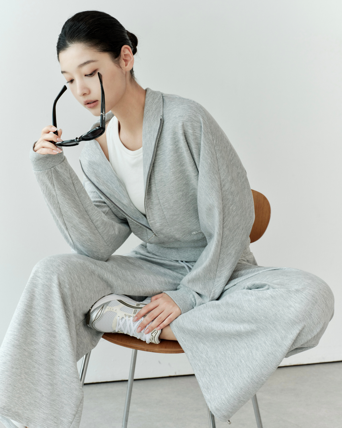 ISLABP019 Airy Fleece Drawstring Wide Leg Pants (ISLAHOLA Exclusive)