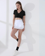 ISLAOUT051 twist crop short sleeve outer (3 colours)